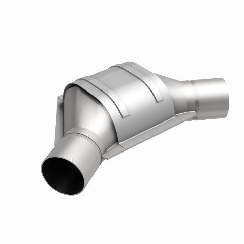 MagnaFlow universal catalytic converter 2.5 inch inlet/outlet stainless steel Federal EPA compliant OBDII 51186
