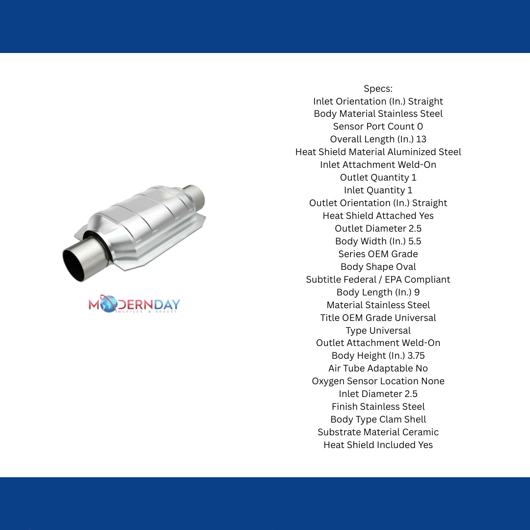 MagnaFlow catalytic converter passenger side exit stainless steel Federal EPA compliant OBDII