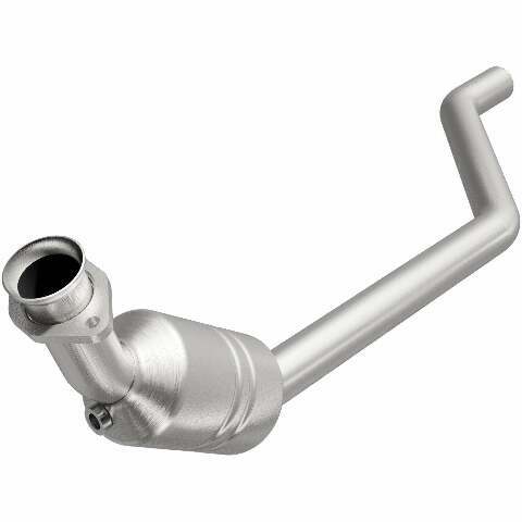 MagnaFlow direct-fit catalytic converter fits 2003-2005 Jaguar S-Type 4.2L and 2003-2005 Jaguar S-Type4.2L driver side driver side stainless steel CARB compliant OBDII 51224
