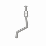 MagnaFlow direct-fit catalytic converter fits 2003-2005 Jaguar S-Type 4.2L and 2003-2005 Jaguar S-Type 4.2L passenger side 4.2L passenger side stainless steel CARB compliant OBDII 