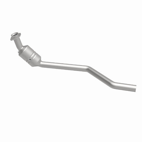 MagnaFlow direct-fit catalytic converter fits 2003-2005 Jaguar S-Type 4.2L and 2003-2005 Jaguar S-Type 4.2L passenger side 4.2L passenger side stainless steel CARB compliant OBDII 