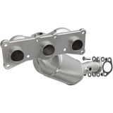 MagnaFlow direct-fit catalytic converter fits 2008-2011 BMW 528i, 2009-2010 BMW 528i xDrive, and more, this and 2009-2010 528i 3.0L Rear 3.0L stainless steel CARB compliant OBDII 5