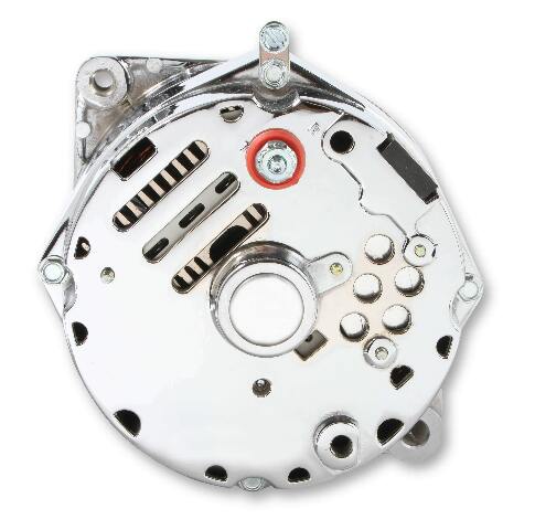 Mr. Gasket Chrome Alternator-Early GM Delco 80 Amp - 5123