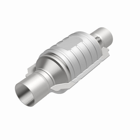 MagnaFlow universal catalytic converter 2.25 inch inlet/outlet stainless steel Federal EPA compliant OBDII 51235