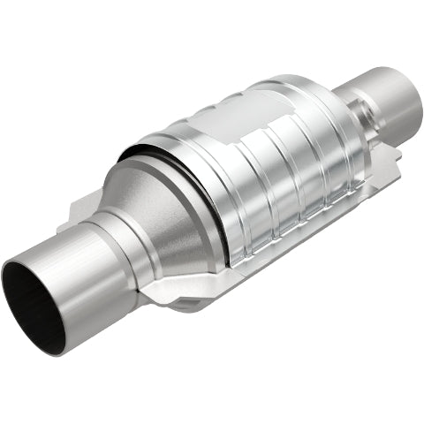 MagnaFlow universal catalytic converter 2.5 inch inlet/outlet stainless steel Federal EPA compliant OBDII 51236