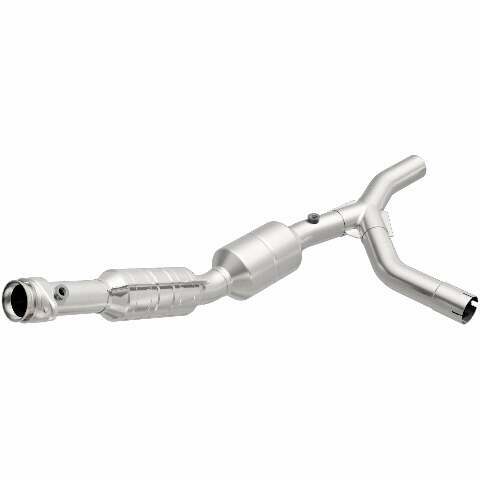 MagnaFlow direct-fit catalytic converter for 2005-2007 Ford 4.6L passenger side stainless steel CARB compliant OBDII 51310