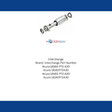 MagnaFlow direct-fit catalytic converter for 2000-2001 Acura 1.8L stainless steel CARB compliant OBDII 51313