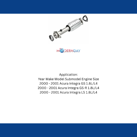 MagnaFlow direct-fit catalytic converter for 2000-2001 Acura 1.8L stainless steel CARB compliant OBDII 51313