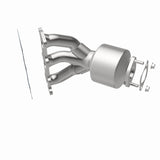 MagnaFlow direct-fit catalytic converter for 2005-2007 Kia 2.7L passenger side stainless steel CARB compliant OBDII 51316