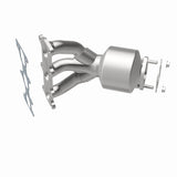 MagnaFlow direct-fit catalytic converter for 2005-2007 Kia 2.7L passenger side stainless steel CARB compliant OBDII 51316