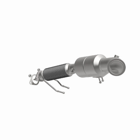 MagnaFlow direct-fit catalytic converter fits 2013-2016 Ford Fusion and Lincoln MKZ, this and 2014 Ford Fusion 2.0L T 2.0L stainless steel CARB compliant OBDII 51339