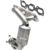 MagnaFlow direct-fit catalytic converter fits 2001-2007 Ford Escape, 2001-2006 Mazda Tribute, and more, this and 2001-2006 Escape 3.0 w/oil 3 inch inlet/outlet stainless steel CARB