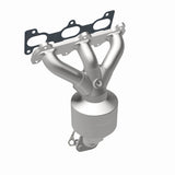 MagnaFlow direct-fit catalytic converter for 2005-2008 Kia 2.7L driver side stainless steel CARB compliant OBDII 51387