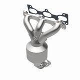 MagnaFlow direct-fit catalytic converter for 2005-2008 Kia 2.7L driver side stainless steel CARB compliant OBDII 51387