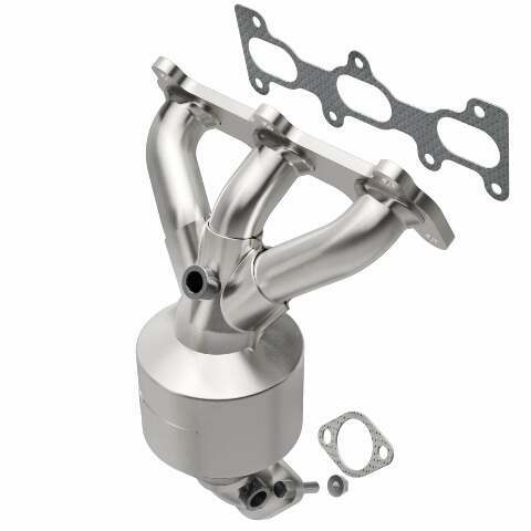MagnaFlow direct-fit catalytic converter for 2005-2008 Kia 2.7L driver side stainless steel CARB compliant OBDII 51387