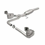 MagnaFlow direct-fit catalytic converter fits 2000-2003 Dodge Dakota 3.9L and 00 Dodge Dakota 3.9L 2wd 3.9L stainless steel CARB compliant OBDII 51392