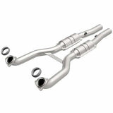 MagnaFlow direct-fit catalytic converter for 1997-1999 Chevy Corvette driver side stainless steel CARB compliant OBDII 51397