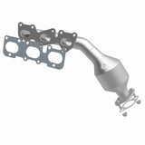 MagnaFlow direct-fit catalytic converter fits 2009 Kia Borrego 3.8L passenger side 3.8L passenger side stainless steel CARB compliant OBDII 51401