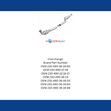 MagnaFlow direct-fit catalytic converter for 2003-2006 Mercedes driver side stainless steel CARB compliant OBDII 51402