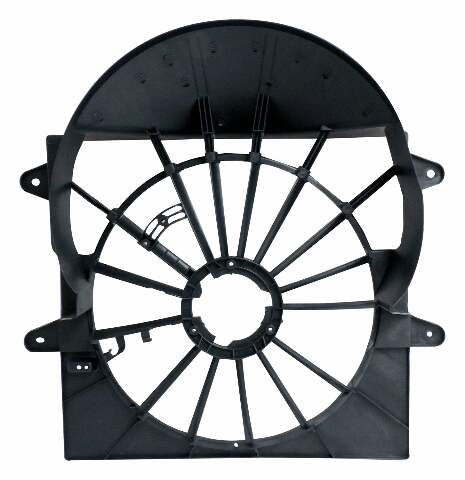 Fan Shroud for Select 2005-2008 Jeep WK Grand Cherokee & XK Commander - 5143209AC black