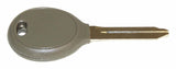 Jeep Plastic Gray Key Blank - 5143553AA steel