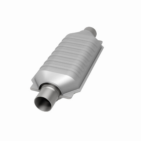 MagnaFlow universal catalytic converter 2.25 inch inlet/outlet stainless steel Federal EPA compliant OBDII 51505