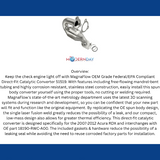 MagnaFlow direct-fit catalytic converter for 2007-2012 Acura 2.3L stainless steel CARB compliant 51519