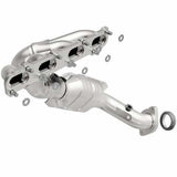 MagnaFlow direct-fit catalytic converter for 2004-2008 Cadillac 4.6L passenger side stainless steel CARB compliant OBDII 51571