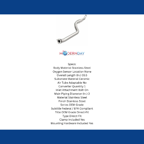 MagnaFlow direct-fit catalytic converter for 2013-2016 Cadillac stainless steel CARB compliant OBDII 51577