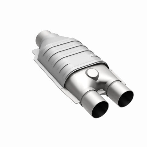 MagnaFlow universal catalytic converter 2.5 inch inlet/outlet stainless steel Federal EPA compliant OBDII 51607