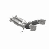MagnaFlow direct-fit catalytic converter fits 2010-2014 Volvo XC60 and 2008-2009 Volvo XC70. Hardware is included to eliminate the hassle of working with corroded factory parts and