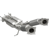 MagnaFlow direct-fit catalytic converter fits 2010-2014 Volvo XC60 and 2008-2009 Volvo XC70. Hardware is included to eliminate the hassle of working with corroded factory parts and