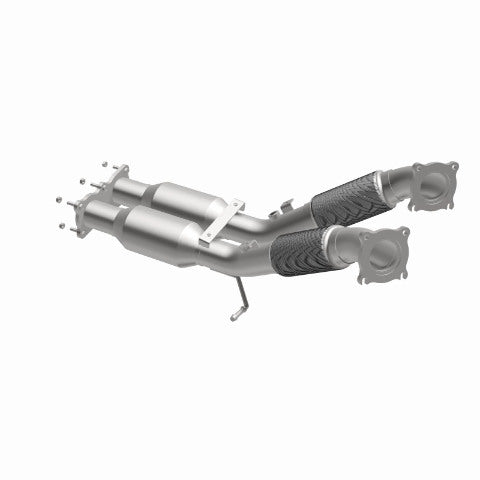 MagnaFlow direct-fit catalytic converter fits 2010-2014 Volvo XC60 and 2008-2009 Volvo XC70. Hardware is included to eliminate the hassle of working with corroded factory parts and