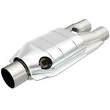 MagnaFlow universal catalytic converter 2.5 inch inlet/outlet stainless steel Federal EPA compliant OBDII 51667