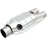 MagnaFlow universal catalytic converter 2.5 inch inlet/outlet stainless steel Federal EPA compliant OBDII 51667