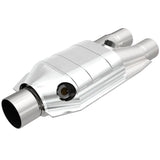 MagnaFlow universal catalytic converter 2.5 inch inlet/outlet stainless steel Federal EPA compliant OBDII 51667
