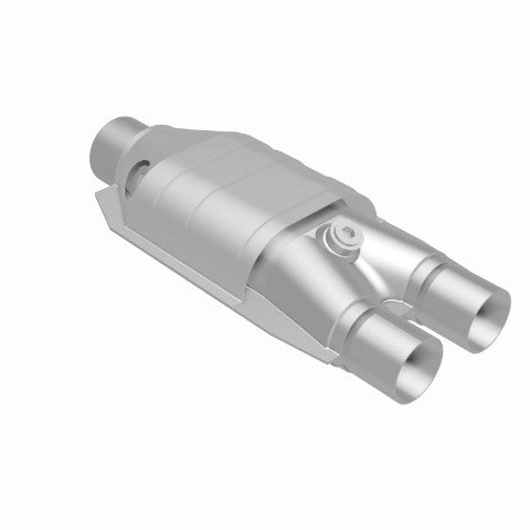 MagnaFlow universal catalytic converter 2.5 inch inlet/outlet stainless steel Federal EPA compliant OBDII 51667