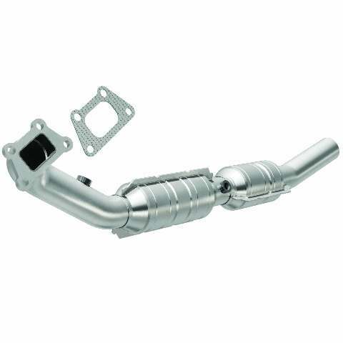 MagnaFlow direct-fit catalytic converter for 2012-2015 Chevy Camaro 3.6L passenger side stainless steel CARB compliant OBDII 51683