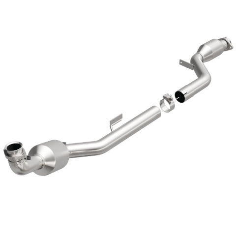 MagnaFlow direct-fit catalytic converter fits 2005-2010 SLK55 AMG 5.5L driver side 5.5L driver side stainless steel CARB compliant 51696
