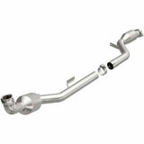 MagnaFlow direct-fit catalytic converter fits 2005-2010 SLK55 AMG 5.5L driver side 5.5L driver side stainless steel CARB compliant 51696