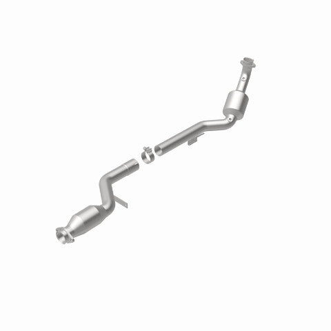 MagnaFlow direct-fit catalytic converter fits 2005-2010 SLK55 AMG 5.5L driver side 5.5L driver side stainless steel CARB compliant 51696