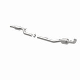 MagnaFlow direct-fit catalytic converter fits 2005-2010 SLK55 AMG 5.5L passenger side 5.5L passenger side stainless steel CARB compliant 51702