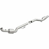 MagnaFlow direct-fit catalytic converter fits 2005-2010 SLK55 AMG 5.5L passenger side 5.5L passenger side stainless steel CARB compliant 51702