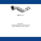 MagnaFlow direct-fit catalytic converter for 2007-2008 Buick 3.8L stainless steel CARB compliant OBDII 51751