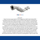 MagnaFlow direct-fit catalytic converter for 2007-2008 Buick 3.8L stainless steel CARB compliant OBDII 51751