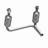MagnaFlow direct-fit catalytic converter fits 2004 Dodge Durango 4.7L and 2004 Dodge Durango 3.7L stainless steel CARB compliant OBDII 51770