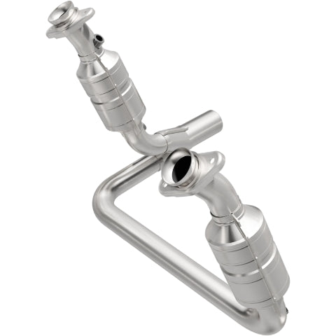 MagnaFlow direct-fit catalytic converter fits 2004 Dodge Durango 4.7L and 2004 Dodge Durango 3.7L stainless steel CARB compliant OBDII 51770