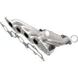 MagnaFlow direct-fit catalytic converter fits 2010-2012 Ford Fusion, 2010-2011 Mercury Milan, and more, this and 2010-2012 Ford Fusion Hybrid 2.5L stainless steel CARB compliant OB