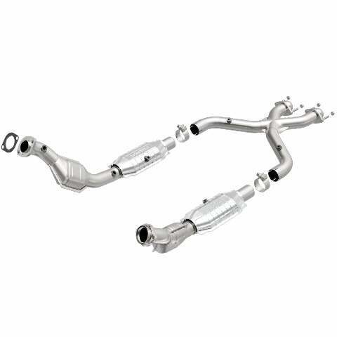MagnaFlow direct-fit catalytic converter for 1999-2004 Ford Mustang 4.6L stainless steel CARB compliant 51848
