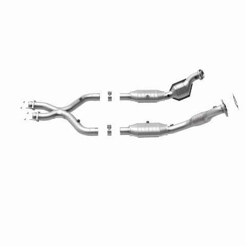 MagnaFlow direct-fit catalytic converter for 1999-2004 Ford Mustang 4.6L stainless steel CARB compliant 51848